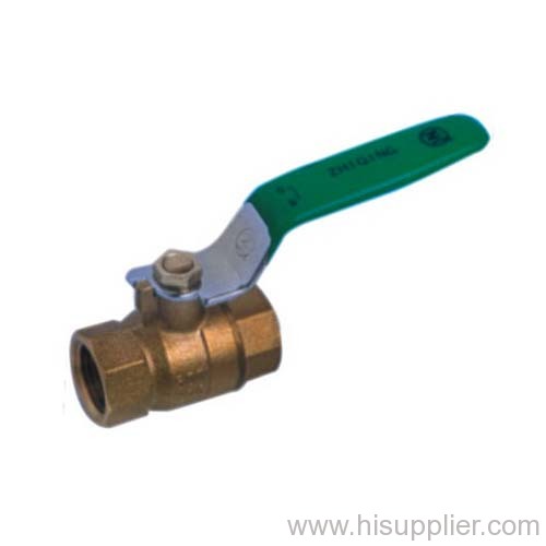 1/4''-4'' F/F Brass Ball valve with Steel Handle 600WOG