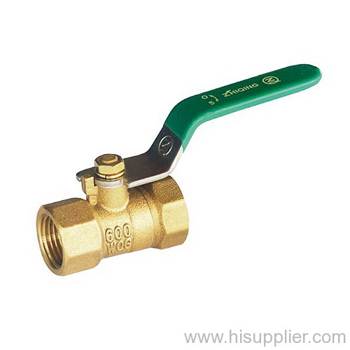 F/F Reduce Port Brass Ball Valve 600WOG