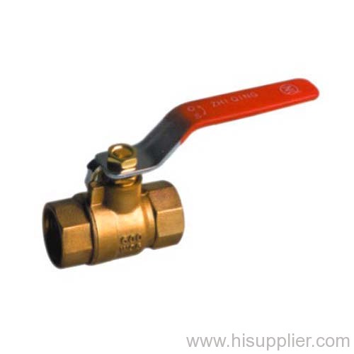 F/F Full Port Brass Ball Valve With Adjustable Packing Nut