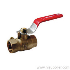 F/F Full Port Brass Ball Valve With Side Tap