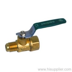 F/M Brass Ball Valve With Steel Lever Handle 1.6Mpa