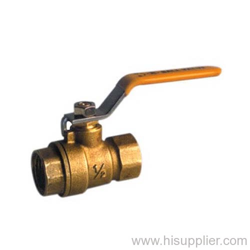 F/ F Reduce Port Brass Ball Valve Adjustable Packing Nut