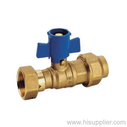 Comp/Swivel Nut Ball valve Special Lockable Handle
