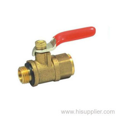 1/4''; M/F Brass mini ball valve with steel Lever handle 5.0Mpa