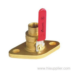 1/2''-1 1/2'' Brass isolation flange valve With Steel Lever Handle 600WOG