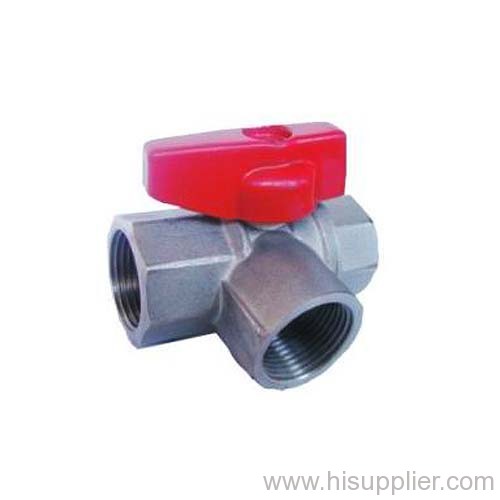 3/4'' Brass Three-way Ball Valve 2.0Mpa