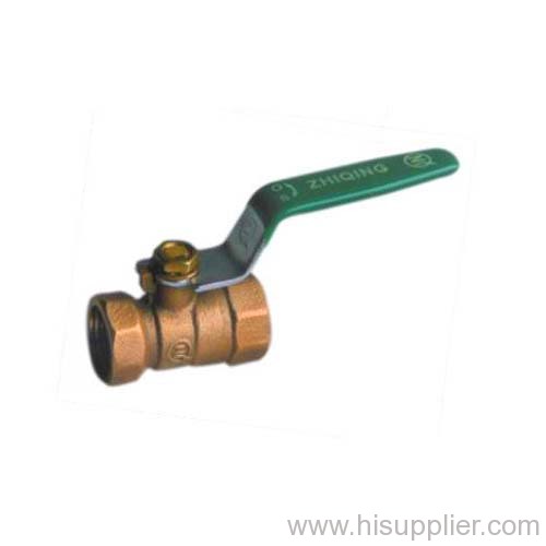 Bronze reduced port valve