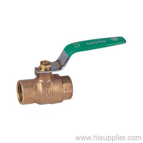 Bronze gas ball valve