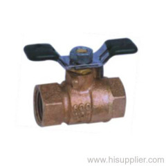 Bronze female ball valve