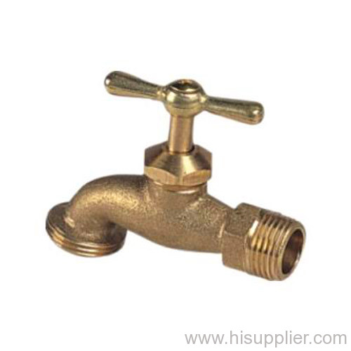 1/2'' & 3/4'' Brass Bibcock 3/4'' Hose Outlet 125WOG