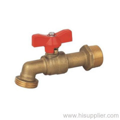 3/4'' 1/4 Turn Brass Hose Bibcock With T Handle 200WOG