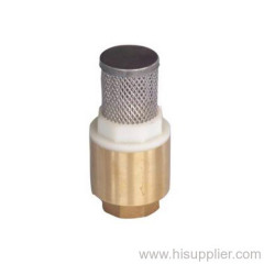 Brass check valve With Plastic Filter PN16