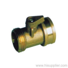 brass straight hose shut-off