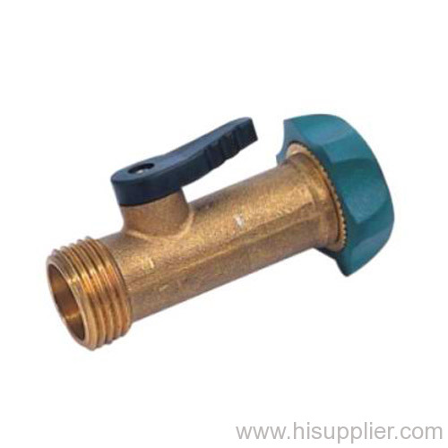 brass hose shut off valve
