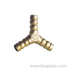 Brass Y Corrugated fitting