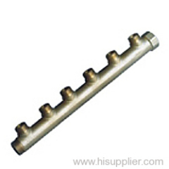 3/4''-1'' male/female 8-way manifold nickel plating