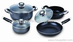 7pcs aluminum cookware set