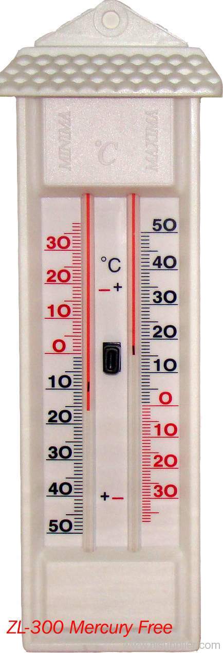 Maximum / Minimum Thermometer - mercury free