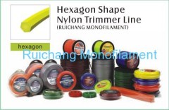 hexagon shape nylon trimmer line