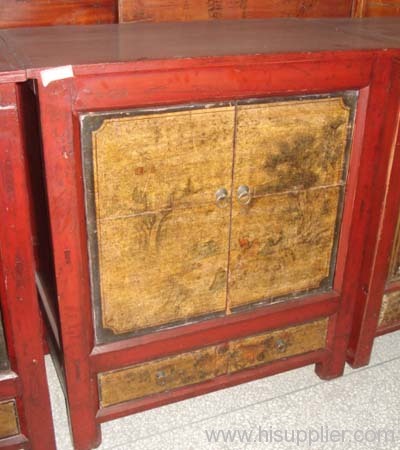 antique small Gansu cabinet