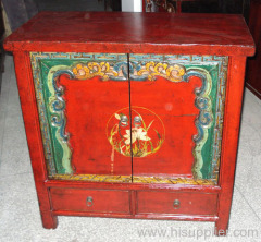 China wooden antique cabinet