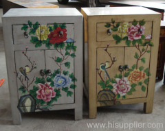 China wooden bedside cabinet