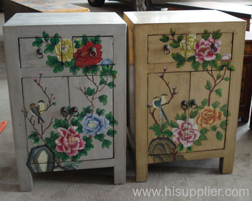 China wooden bedside cabinet