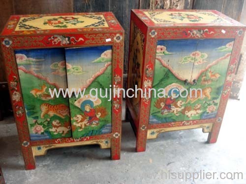 old Tibetan furniture small cabinet