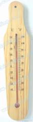 In/Outdoor And Garden Thermometer-Wooden