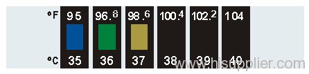 liquid crystal thermometer-forehead thermometer