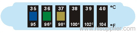 liquid crystal thermometer-forehead thermometer