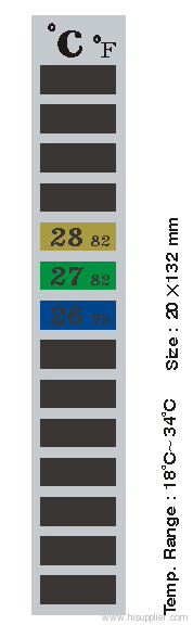 liquid crystal thermometer-Aquatic animals thermometer