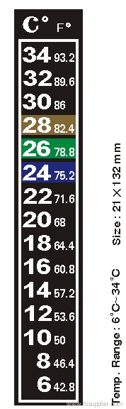 liquid crystal thermometer-Aquatic animals thermometer