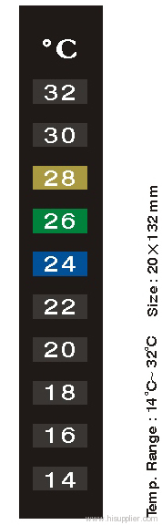 liquid crystal thermometer-Aquatic animals thermometer