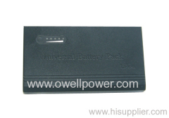 Universal Lithium Battery pack for laptop,DV,DC,Mobil Phone