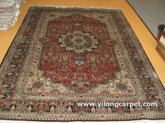 handmade silk carpet