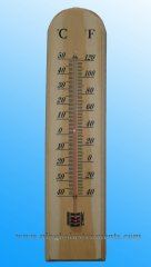 Wood thermometer