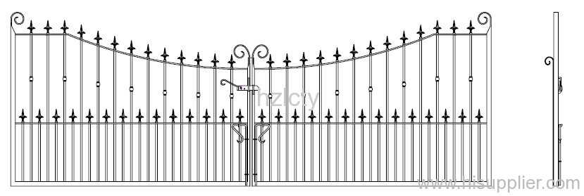 wrought iron gate