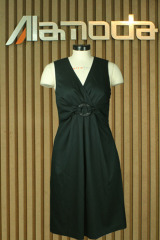 Ladies Solid evening dress