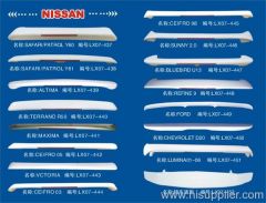 NISSAN brand rear spoiler