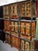 Chinese painted tibetan style mini cabinet