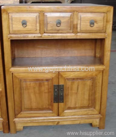 China elm wood small bookcase