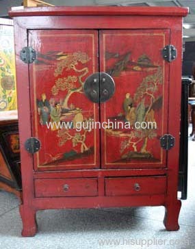Old painted shandong cabinet china