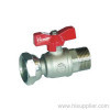 1/2''-2'' Male/Swivel Nut Brass Ball valve With Aluminum Handle Ni Plating