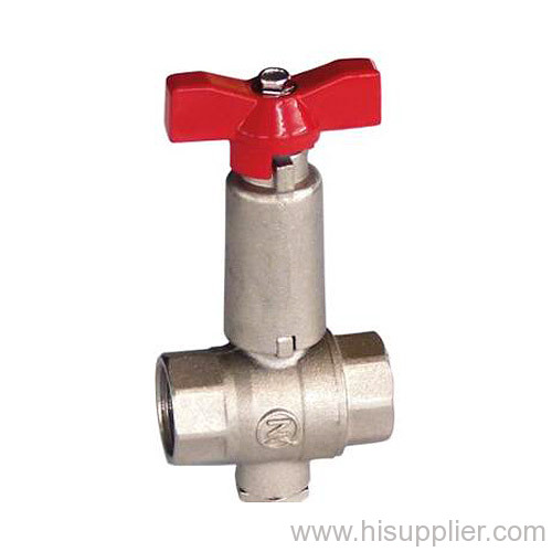 1/2''-1'' F/F Long Extended Stem Ball valve With AL Handle Ni Plating PN25