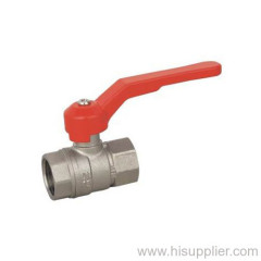 F/F BrassBall valves with Aluminum Handle Ni plating PN16