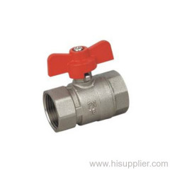 M/F Brass Ball valves with Aluminum T handle PN16