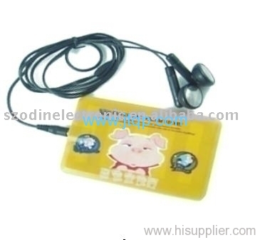 Super deal Credit card MP3 player