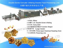 corn curls processing line