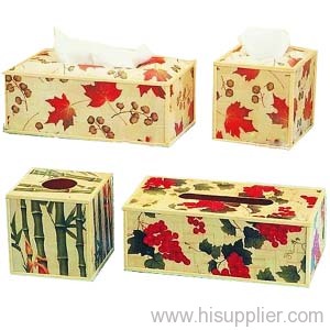 bamboo napkin box